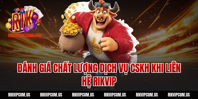 Đánh giá chất lượng dịch vụ CSKH khi liên hệ Rikvip